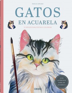 Gatos en acuarela