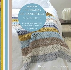 Mantas con franjas de ganchillo (crochet)